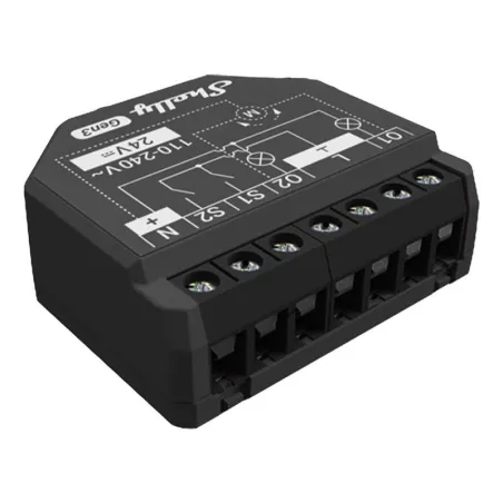 Shelly 2PM Gen3 2-channel Controller, WiFi/Bluetooth (energy measurement)